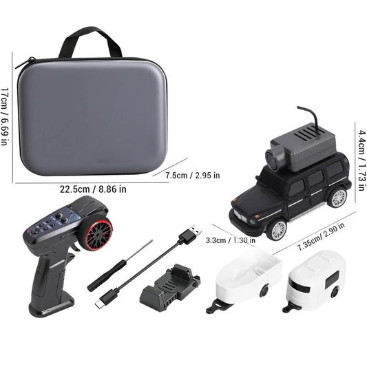 Mini RC Auto mit HD-Kamera und 2,4-GHz-Steuerung